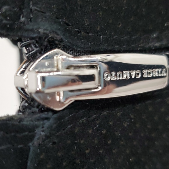 Vince Camuto Womens Pandormia Black Suede  Exposed Ankle Boots Size 8.5 - Picture 11 of 11